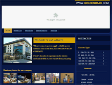 Tablet Screenshot of goldenmajd.com